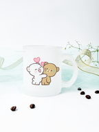 Frosted Mug 350ml | Milk & Mocha Print | Pocket Picks Mugs 1219 Avenue India