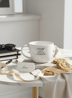 Grande Ceramic Coffee & Tea Cup – 380 ml | “Create More” Permanent Print | Premium Quality Ceramic Mug for Home, Office & Gifting 1219 Avenue India