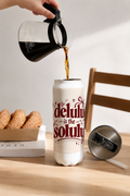 Ivora Metal Can Sipper 500 ML| Delulu Is The Solulu Print | Double Walled Hot And Cold Tumbler 1219 Avenue