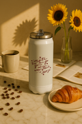 Ivora Metal Can Sipper 450 ML| Metal Cans 450 ML | Create Things Print | Double Walled Hot And Cold Tumbler 1219 Avenue India