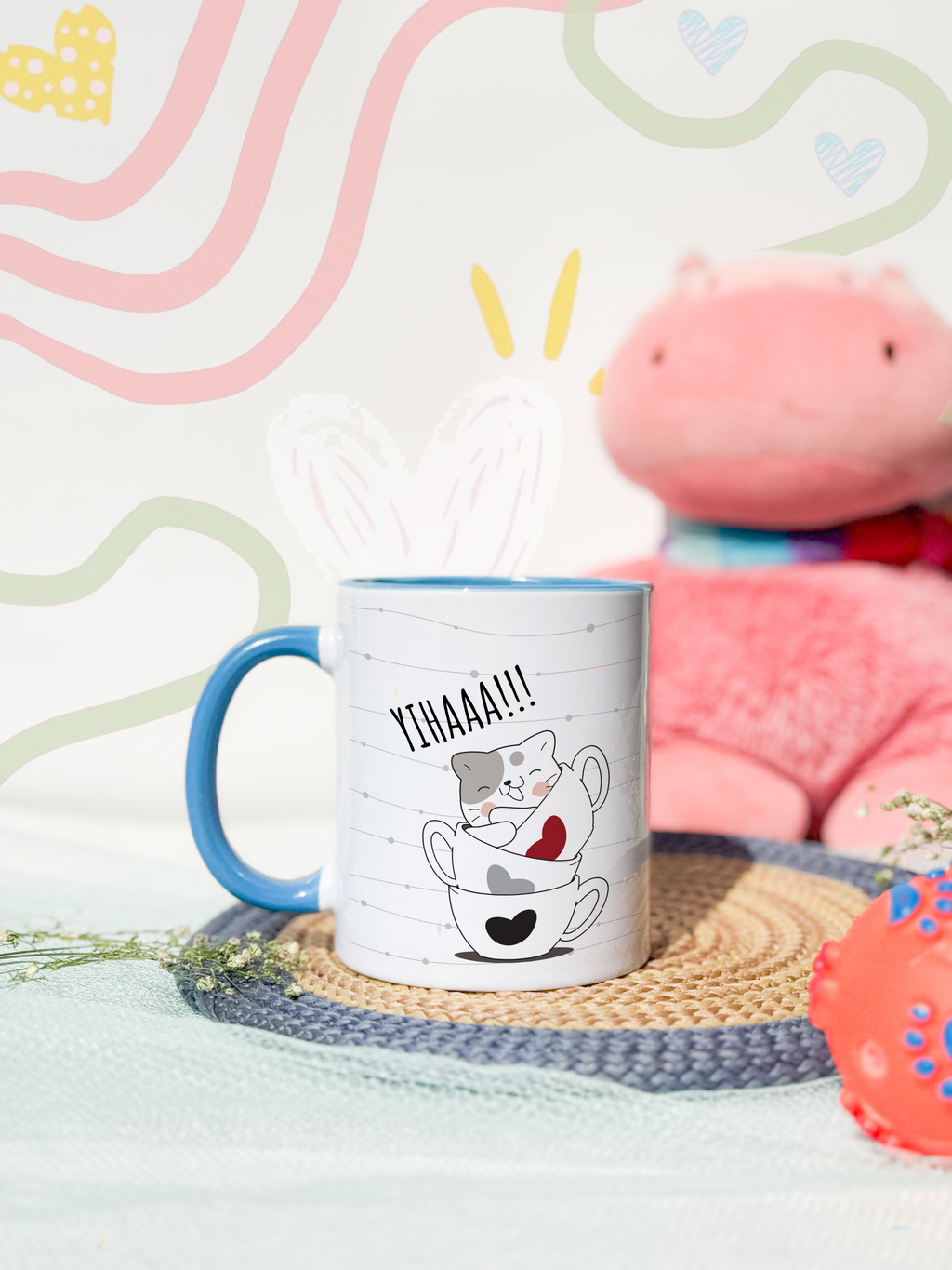 Kids Ceramic Mug 350ml | Yihaaa Print | Kids Worthy Mugs 1219 Avenue India