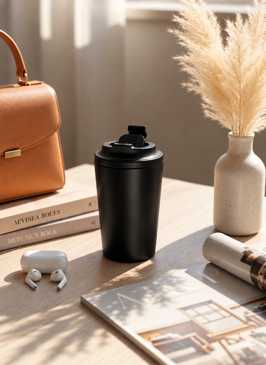 Latte Line Barista Flask 400ml | Insulated Stainless Steel Hot & Cold Travel Mug | 1219 Avenue 1219 Avenue