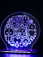 LED Side Table Lamp| BTS Graphic| NO COD 1219 Avenue India