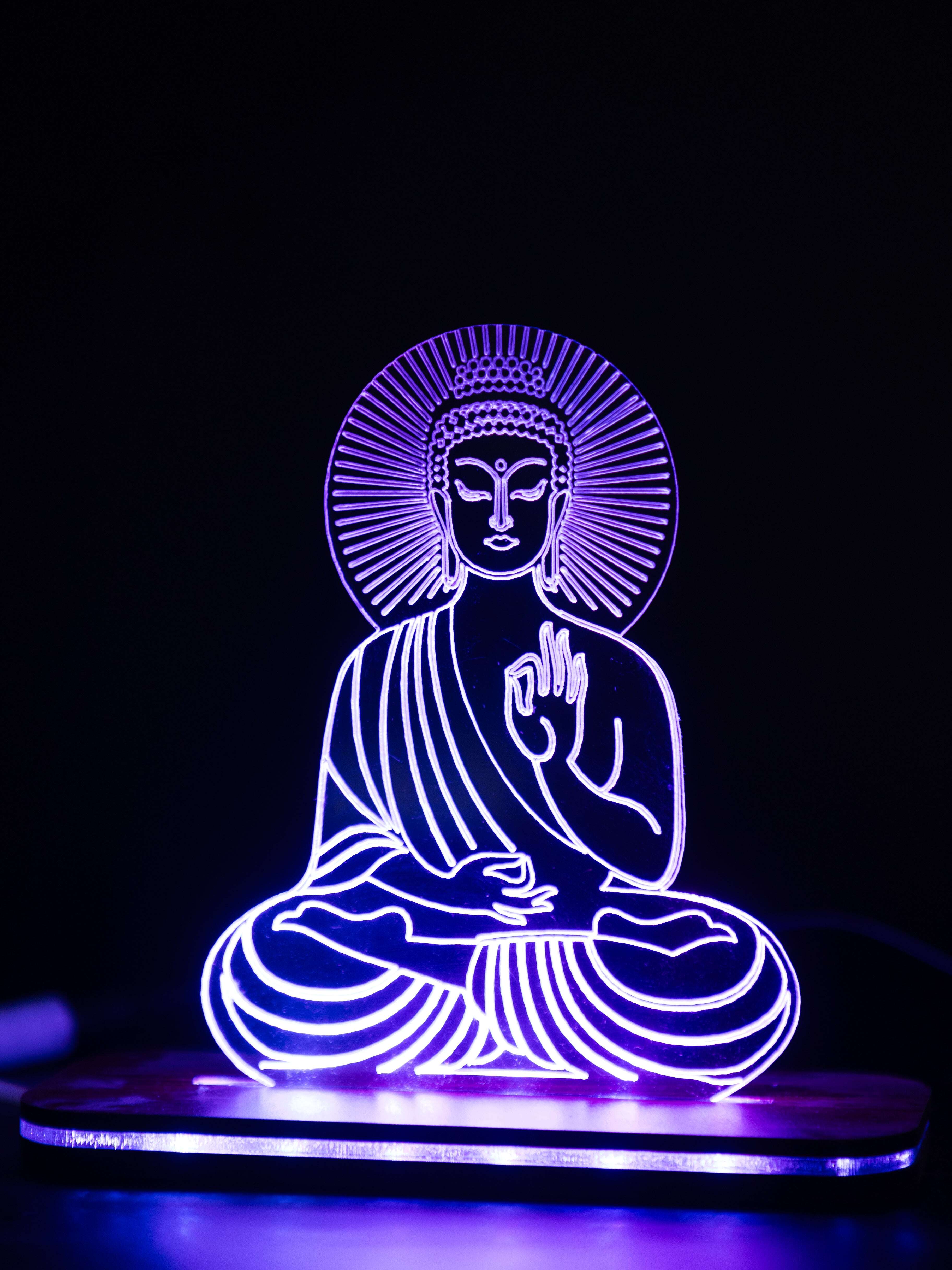 LED Side Table Lamp | Lord Budha | NO COD 1219 Avenue India