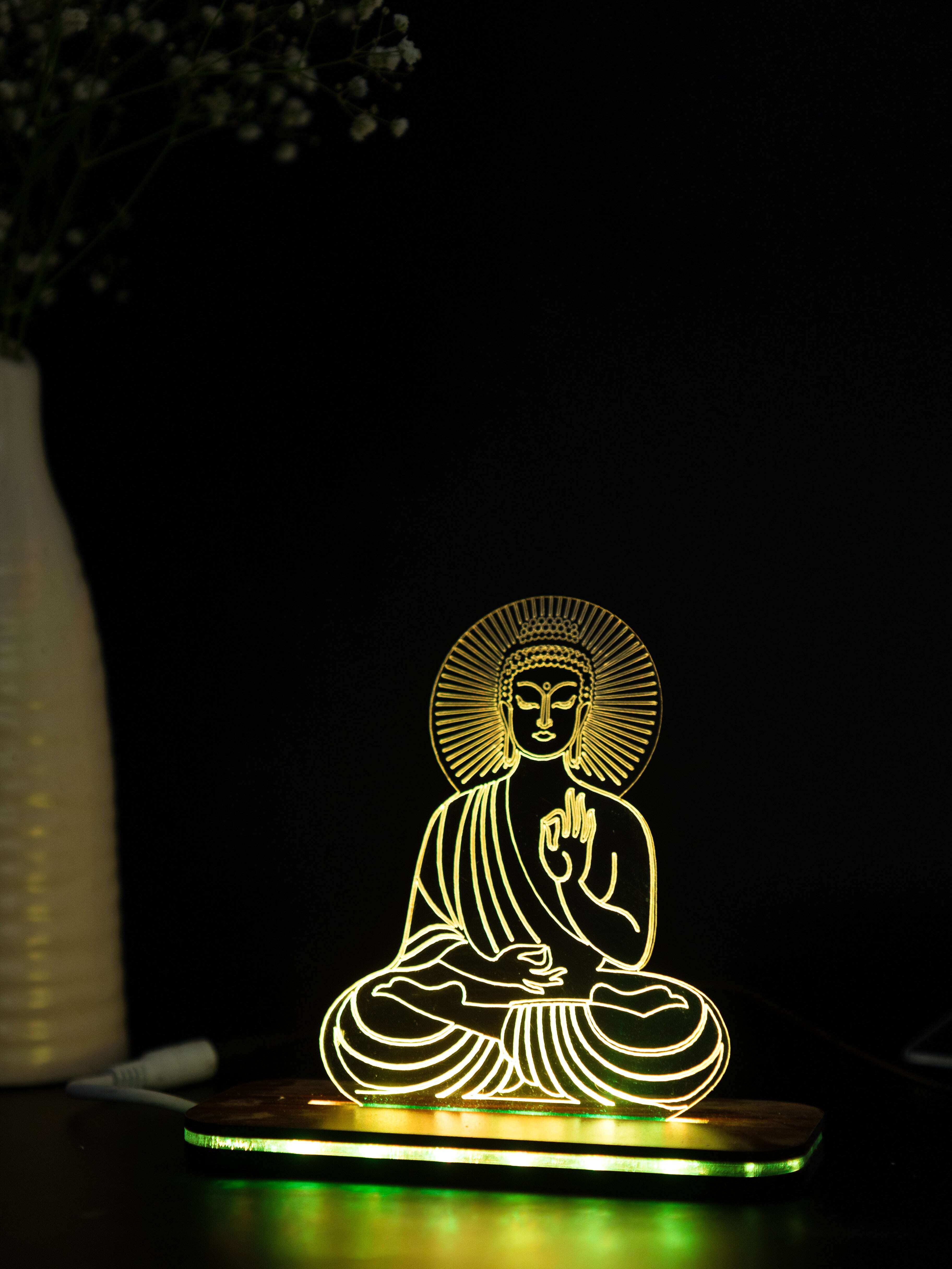 LED Side Table Lamp | Lord Budha | NO COD 1219 Avenue India