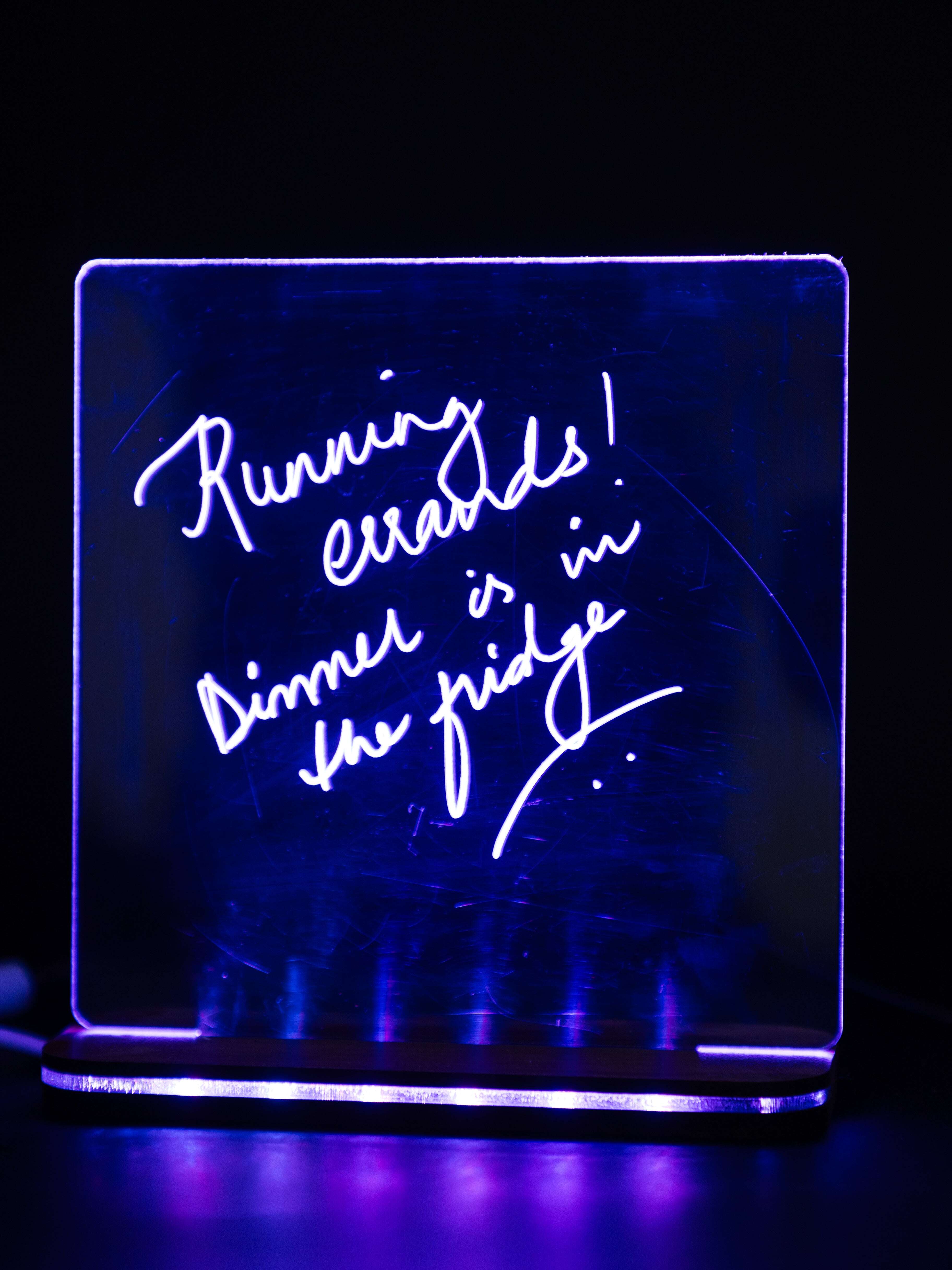 LED Side Table Lamp| Note maker with erasable pen| NO COD 1219 Avenue India