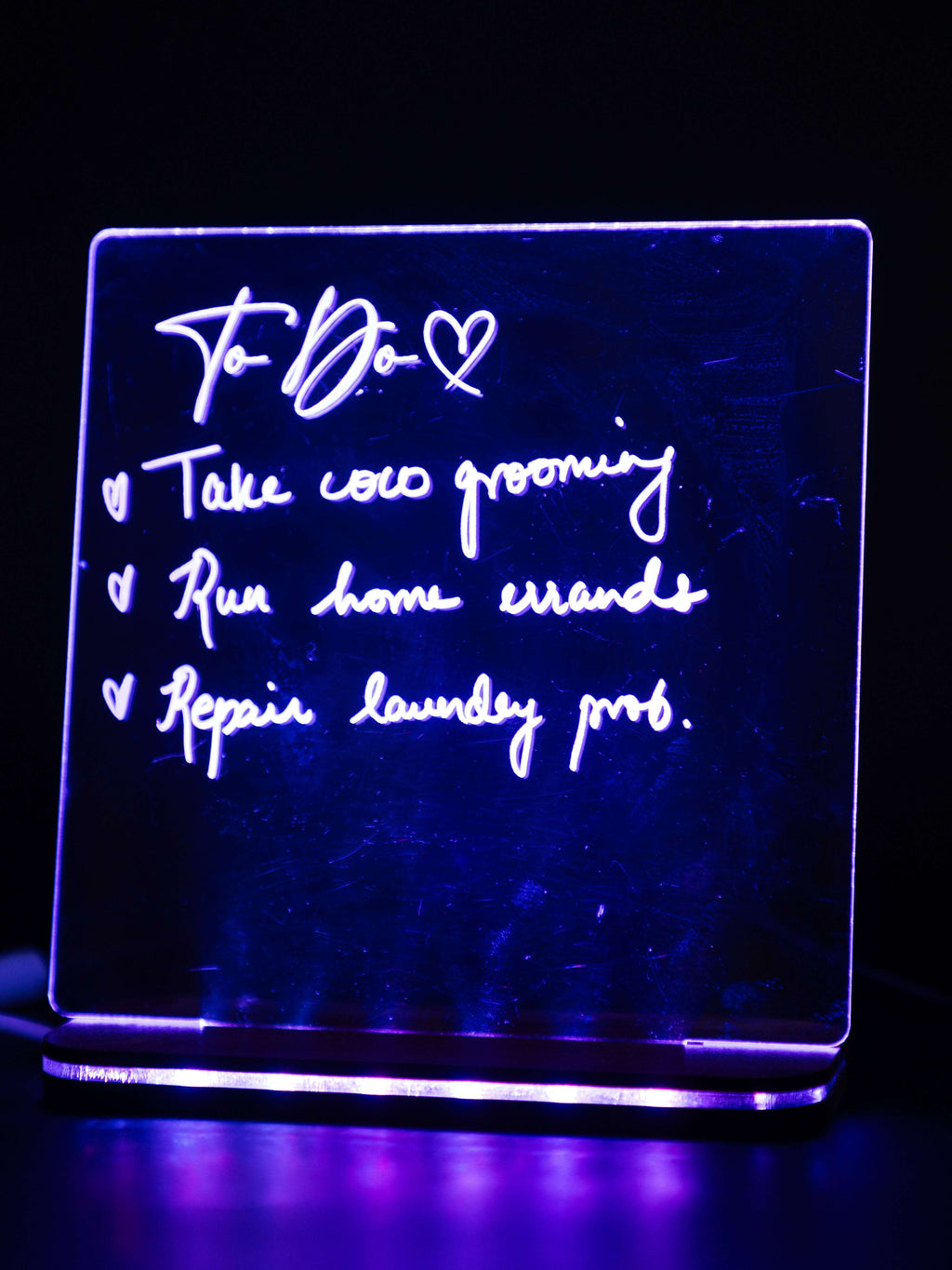 LED Side Table Lamp| Note maker with erasable pen| NO COD 1219 Avenue India