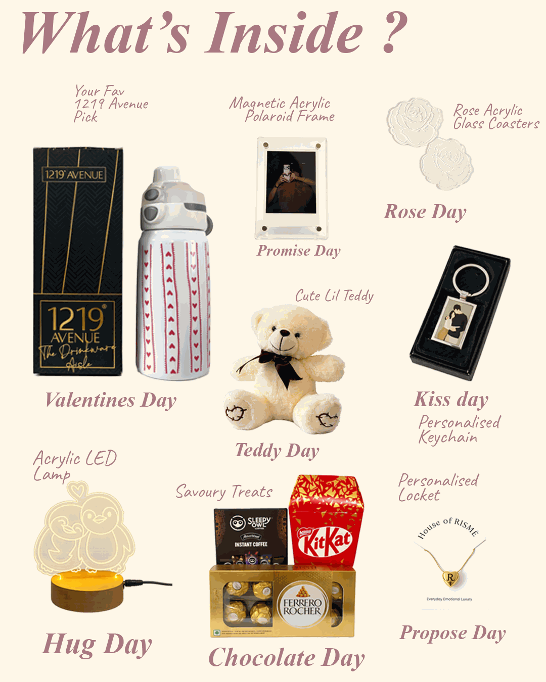 Love Week Luxe Personalised Valentines Hamper 1219 Avenue India