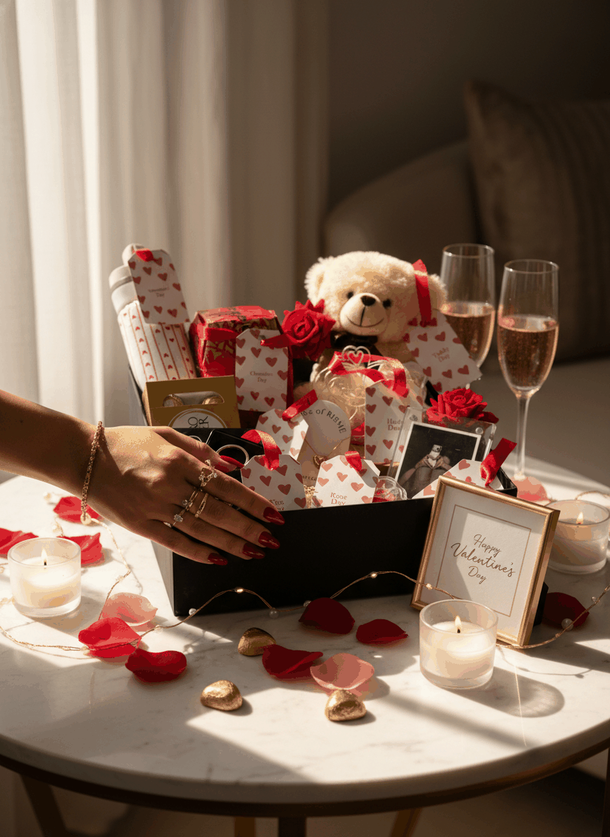 Love Week Luxe Personalised Valentines Hamper 1219 Avenue India