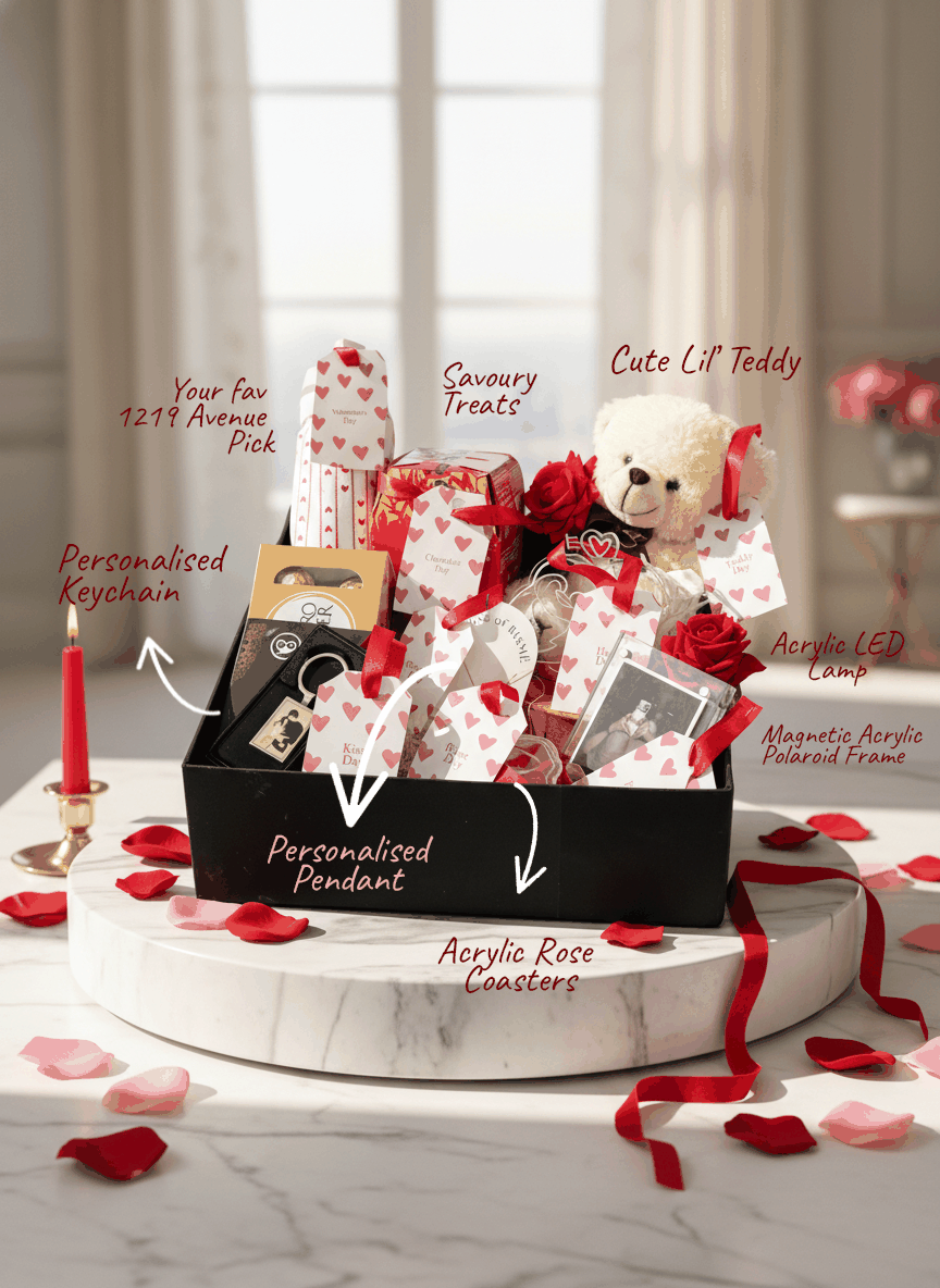 Love Week Luxe Personalised Valentines Hamper 1219 Avenue India