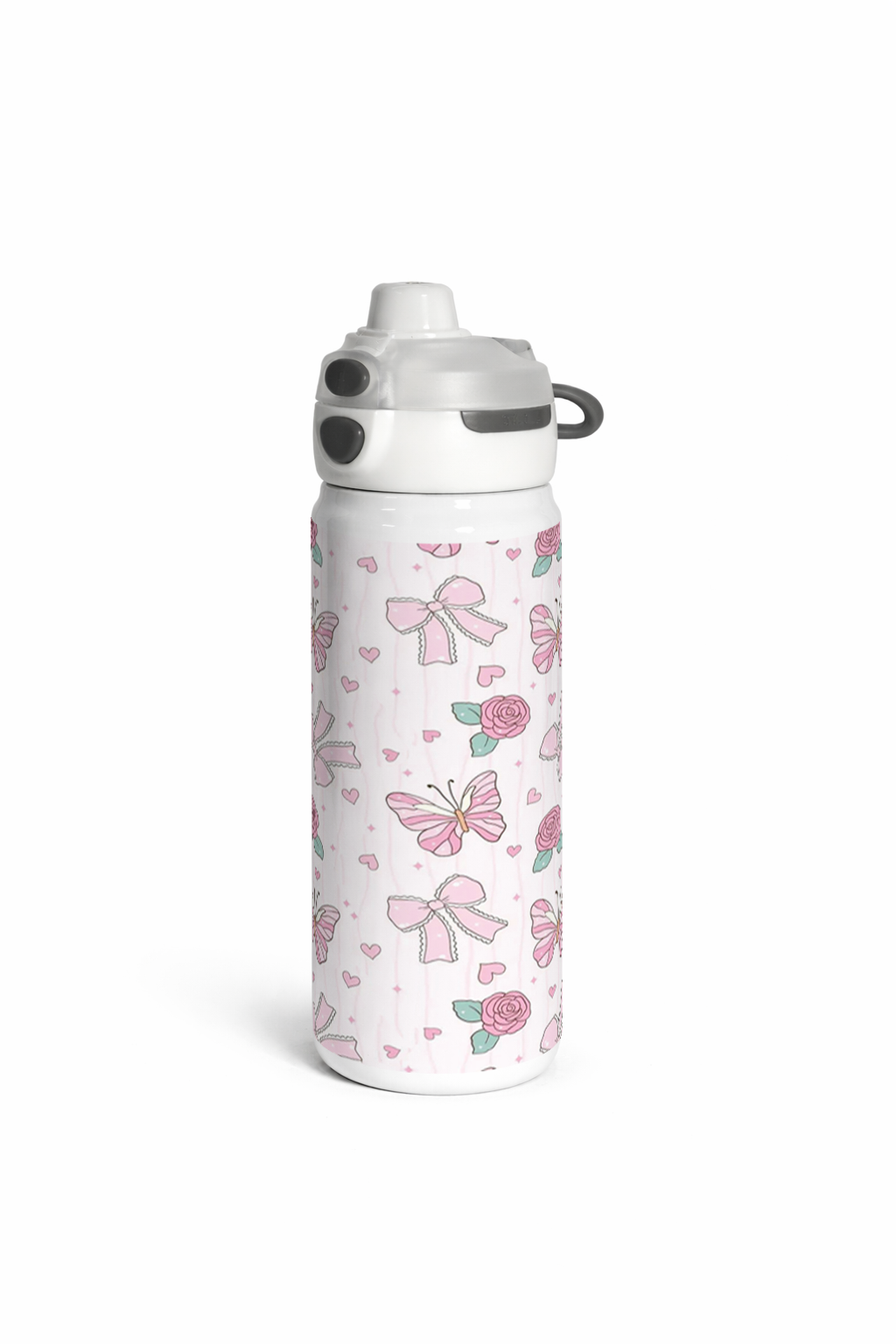 Lumi Insulated Premium Water Bottle 650ml – Bow & Bloom Print | 12+ Hours Hot & Cold | 2-Way Lid 1219 Avenue India