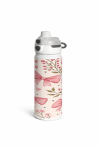 Lumi Insulated Premium Water Bottle 650ml – Pretty in Pink Print | 12+ Hours Hot & Cold | 2-Way Lid 1219 Avenue India