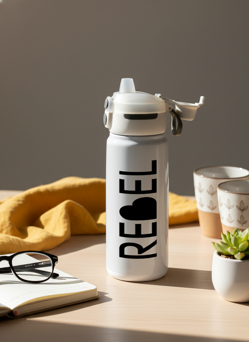 Lumi Insulated Premium Water Bottle 650ml – RebelPrint | 12+ Hours Hot & Cold | 2-Way Lid 1219 Avenue India