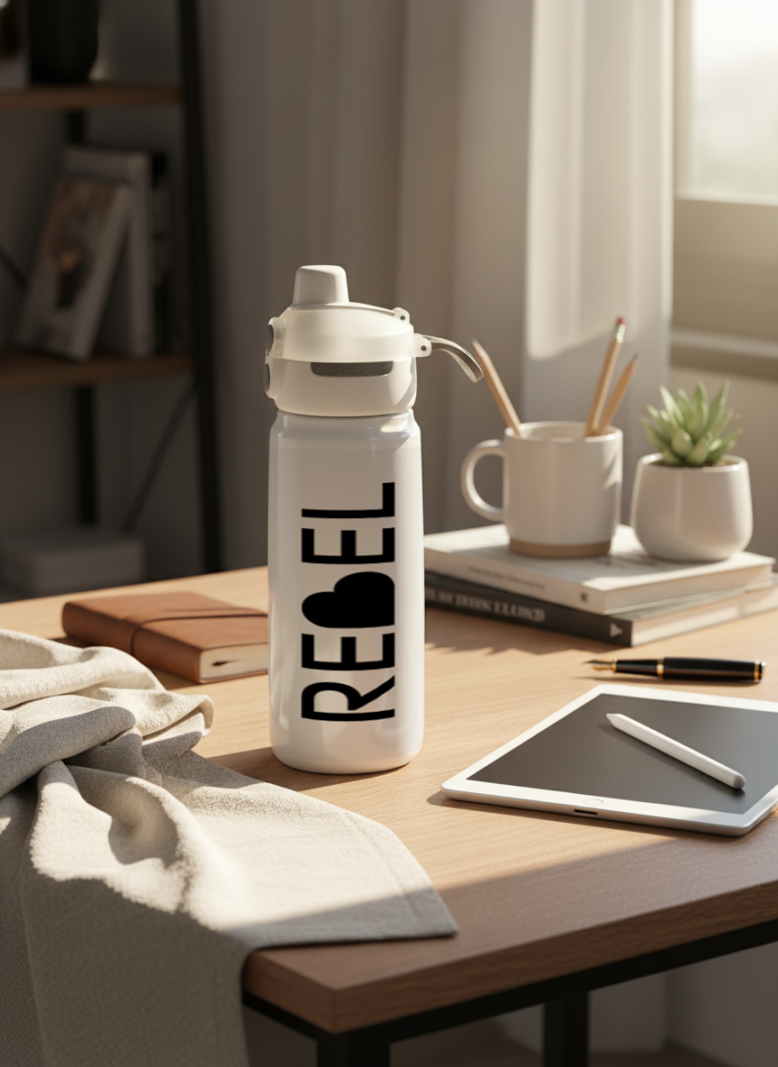 Lumi Insulated Premium Water Bottle 650ml – RebelPrint | 12+ Hours Hot & Cold | 2-Way Lid 1219 Avenue India