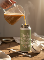 Lumi Insulated Premium Water Bottle 650ml - Slow Down Print | 12+ Hours Hot & Cold | 2-Way Lid 1219 Avenue India