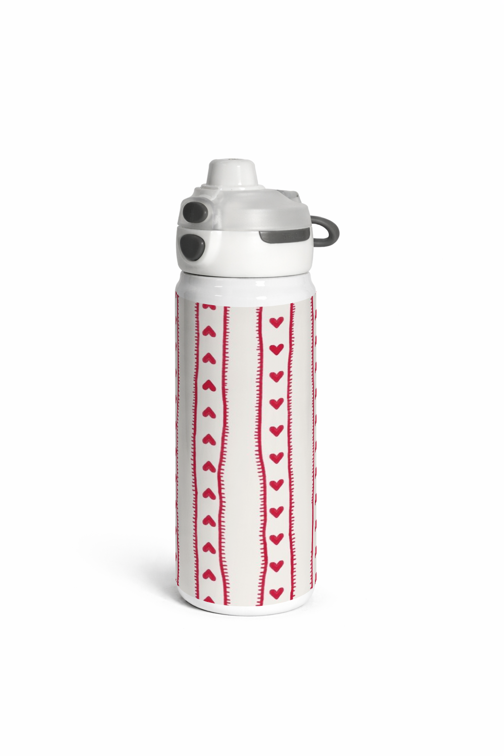 Lumi Insulated Premium Water Bottle 650ml - Sweet Strips Print | 12+ Hours Hot & Cold | 2-Way Lid 1219 Avenue India