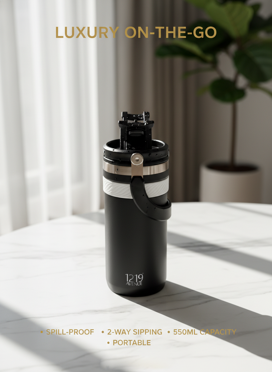 Mini Hydrator Tumbler 700ml | Double Wall Vacuum Insulated | Keeps Drinks Cold & Hot 18+ Hours | Gym & Travel Bottle 1219 Avenue