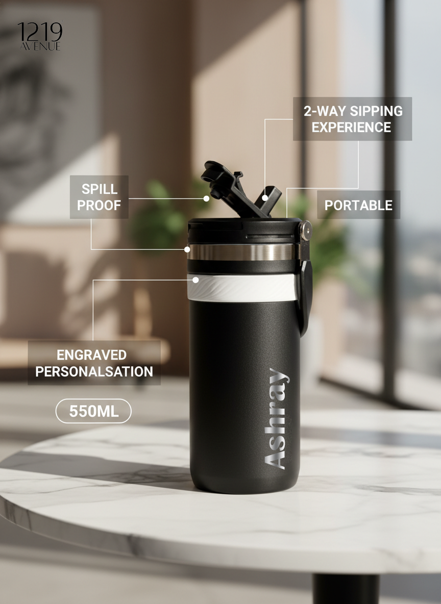 Mini Hydrator Tumbler 700ml | Double Wall Vacuum Insulated | Keeps Drinks Cold & Hot 18+ Hours | Gym & Travel Bottle 1219 Avenue