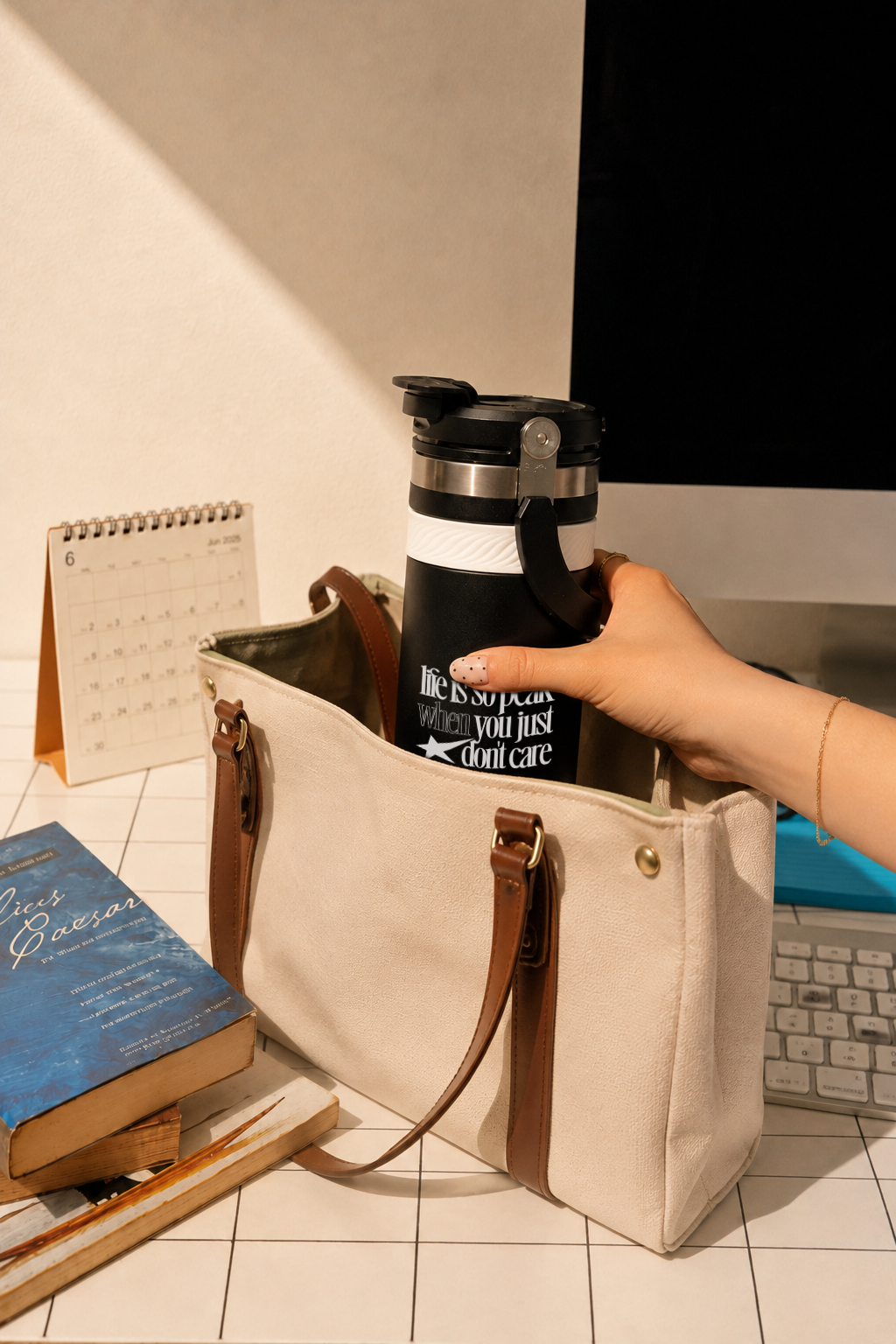Mini Hydrator Tumbler 700ml – Peak Unbothered Print | Double Wall Vacuum Insulated Hot & Cold Bottle 1219 Avenue