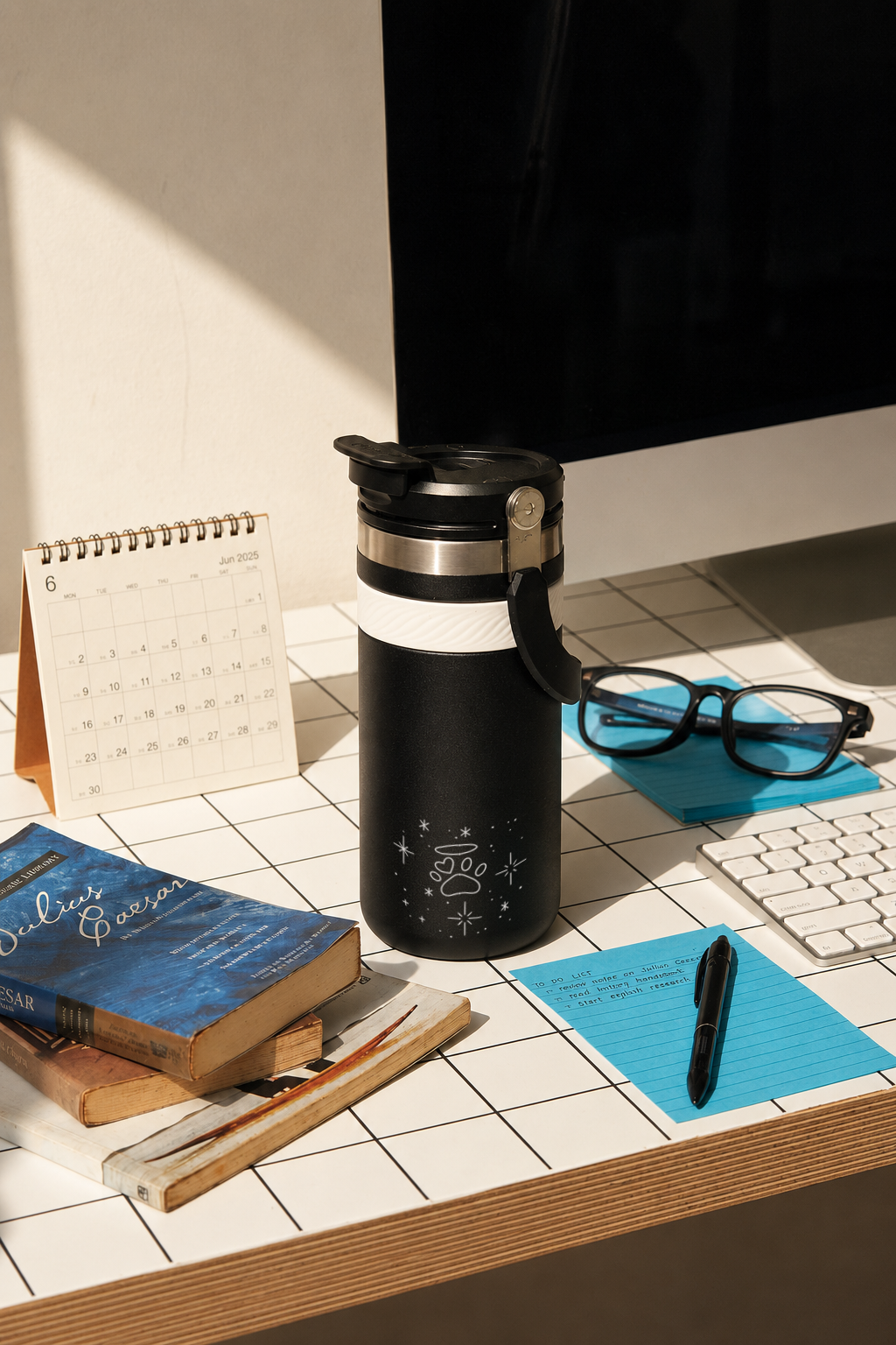 Mini Hydrator Tumbler 700ml – Stardust Sketch Print | Double Wall Vacuum Insulated Hot & Cold Bottle 1219 Avenue