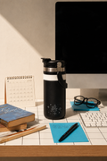 Mini Hydrator Tumbler 700ml – Stardust Sketch Print | Double Wall Vacuum Insulated Hot & Cold Bottle 1219 Avenue