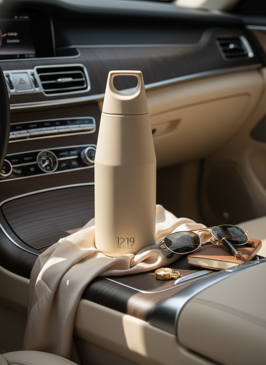 Nuvra Geo-Dash Insulated Bottles 12hrs+ Hot and Cold |Premium Gifting | 580ml and 1100ml | 1 litre capacity 1219 Avenue India