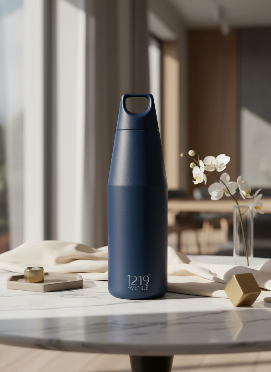 Nuvra Geo-Dash Insulated Bottles 12hrs+ Hot and Cold |Premium Gifting | 580ml and 1100ml | 1 litre capacity 1219 Avenue India