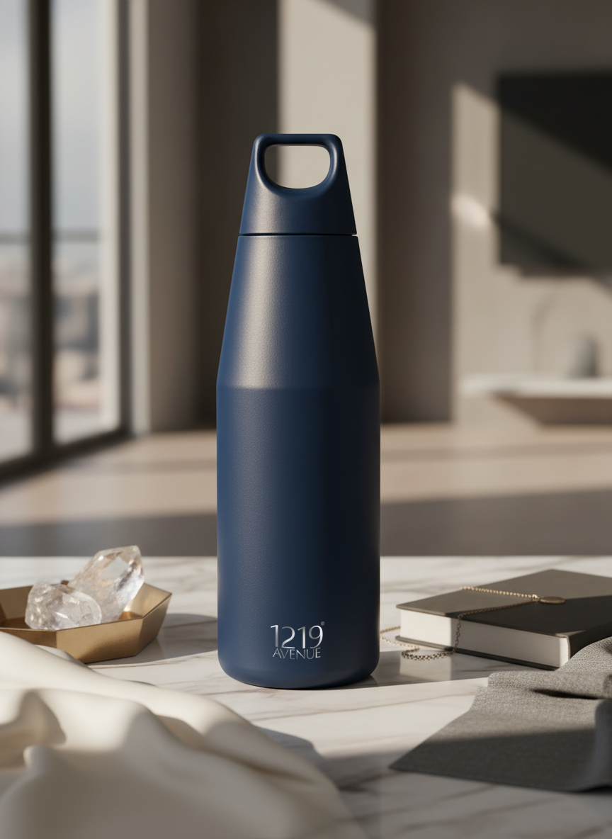 Nuvra Geo-Dash Insulated Bottles 12hrs+ Hot and Cold |Premium Gifting | 580ml and 1100ml | 1 litre capacity 1219 Avenue India