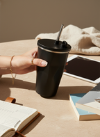 ONYX Tumbler 500ml | Double Walled Insulated Hot & Cold Stainless Steel Tumbler | 0.5L Vacuum Travel Mug 1219 Avenue