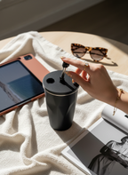 ONYX Tumbler 500ml | Double Walled Insulated Hot & Cold Stainless Steel Tumbler | 0.5L Vacuum Travel Mug 1219 Avenue