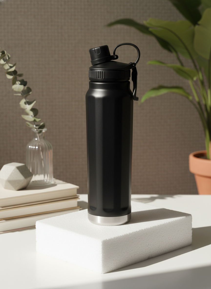 PACE AURA Insulated Water Bottle 750ml - Vacuum Sealed Stainless Steel Gym Flask, Keeps Hot & Cold for 10+ Hours, Leakproof Sports Bottle for Travel & Fitness 1219 Avenue