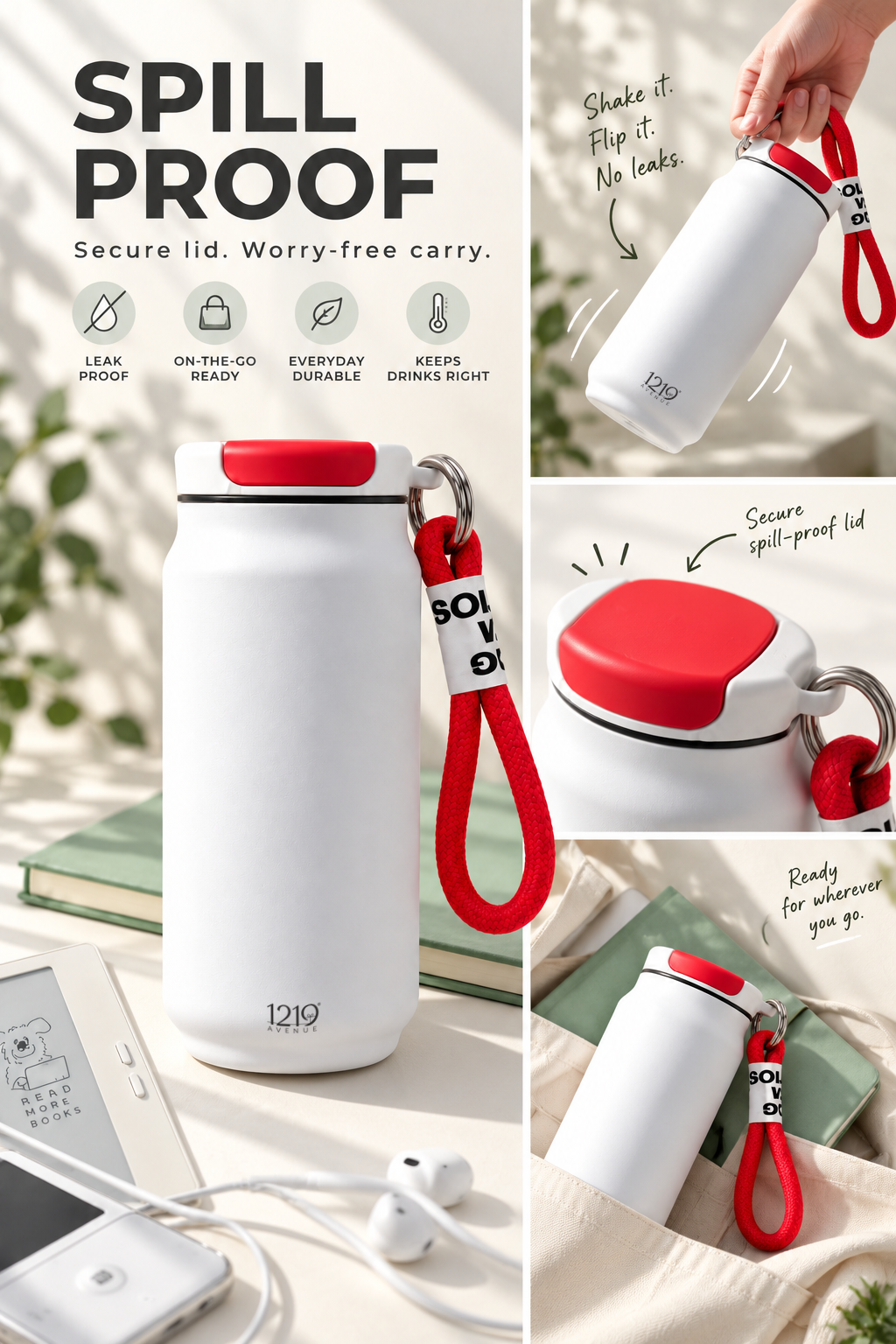 Peachy Pod Can Tumbler 500ml | Double Wall Insulated Hot & Cold Can Tumbler 1219 Avenue