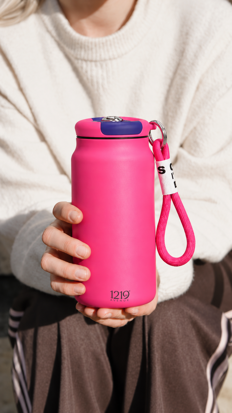Peachy Pod Can Tumbler 500ml | Double Wall Insulated Hot & Cold Can Tumbler 1219 Avenue