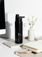 Personalised Hydra Fliptop 750ml Water Bottle | Hot & Cold Insulated Stainless Steel Bottle for Gym, Sports & Travel | 1219 Avenue 1219 Avenue