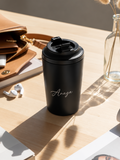 Personalised Latte Line Barista Flask 400ml | Insulated Stainless Steel Hot & Cold Travel Mug | 1219 Avenue 1219 Avenue