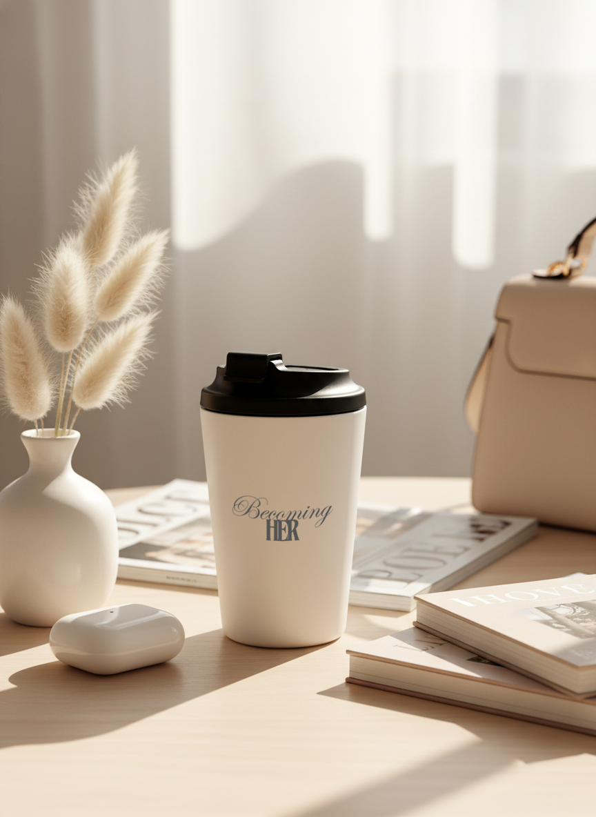 Personalised Latte Line Barista Flask 400ml | Insulated Stainless Steel Hot & Cold Travel Mug | 1219 Avenue 1219 Avenue
