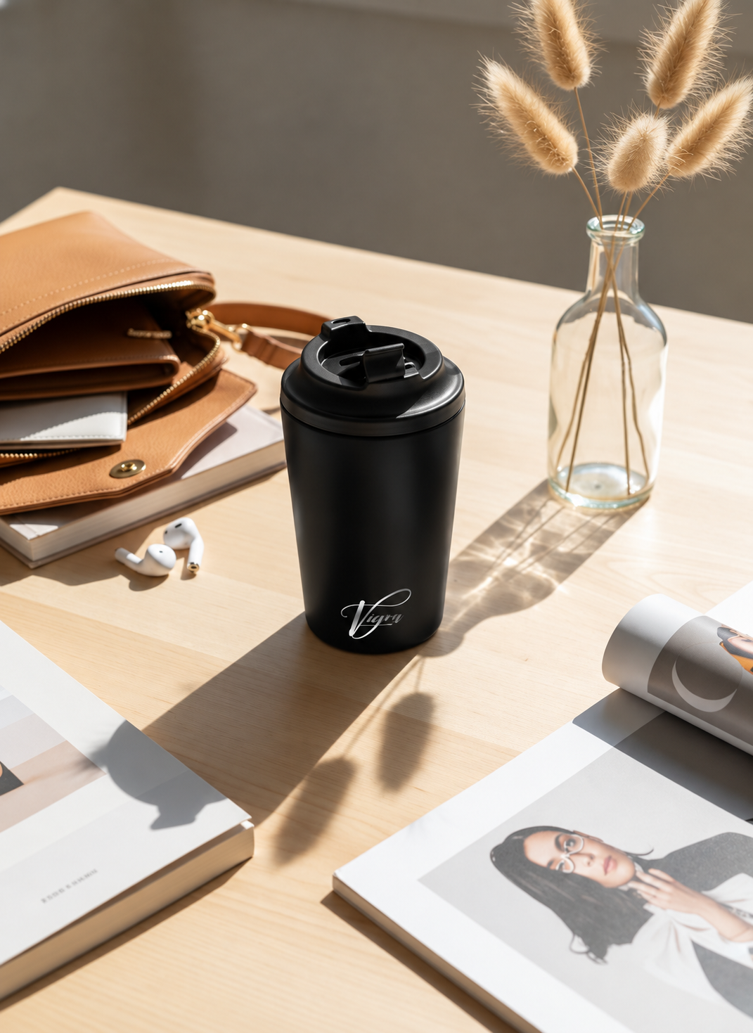 Personalised Latte Line Barista Flask 400ml | Insulated Stainless Steel Hot & Cold Travel Mug | 1219 Avenue 1219 Avenue