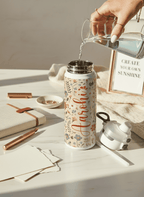 Personalised Lumi Insulated Premium Water Bottle 650ml – Enchanted Petals Print | 12+ Hours Hot & Cold | 2-Way Lid 1219 Avenue