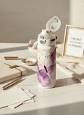 Personalised Lumi Insulated Premium Water Bottle 650ml – Lavender Flutter Print | 12+ Hours Hot & Cold | 2-Way Lid 1219 Avenue