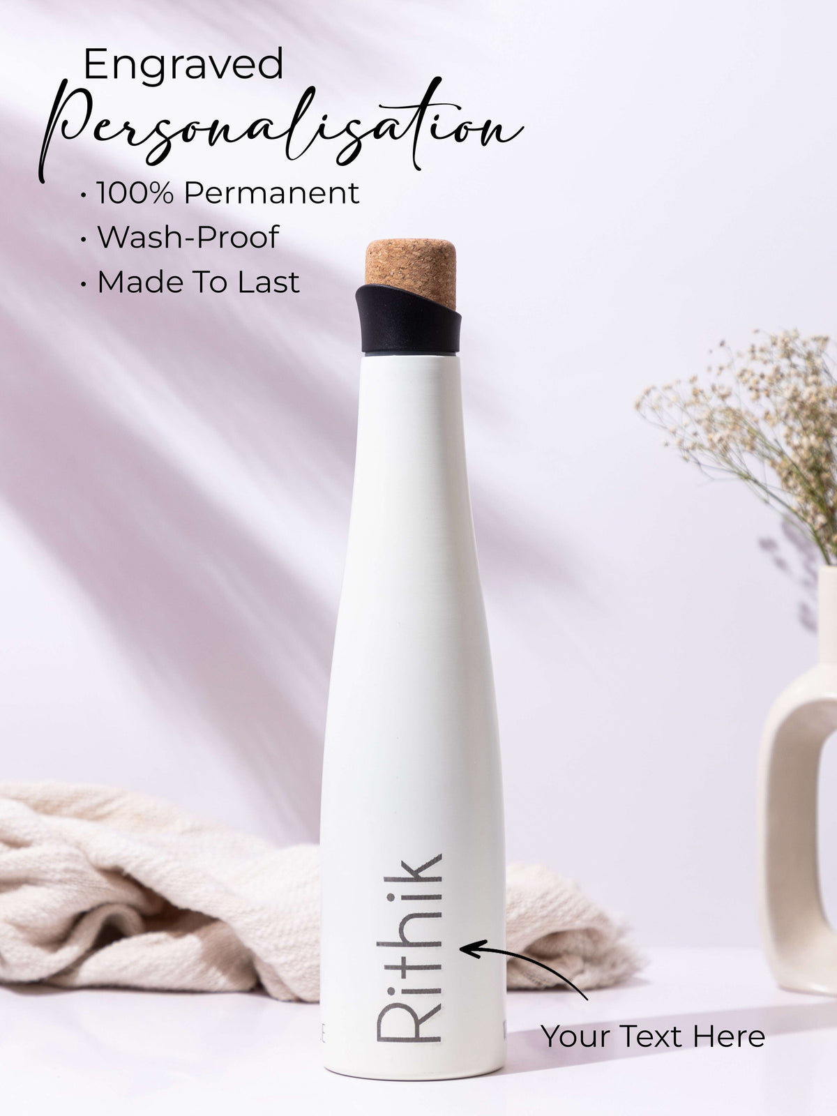 Personalized Recherche Wine Shaped Insulated Bottles 18hrs+ Hot and Cold 1219 Avenue India