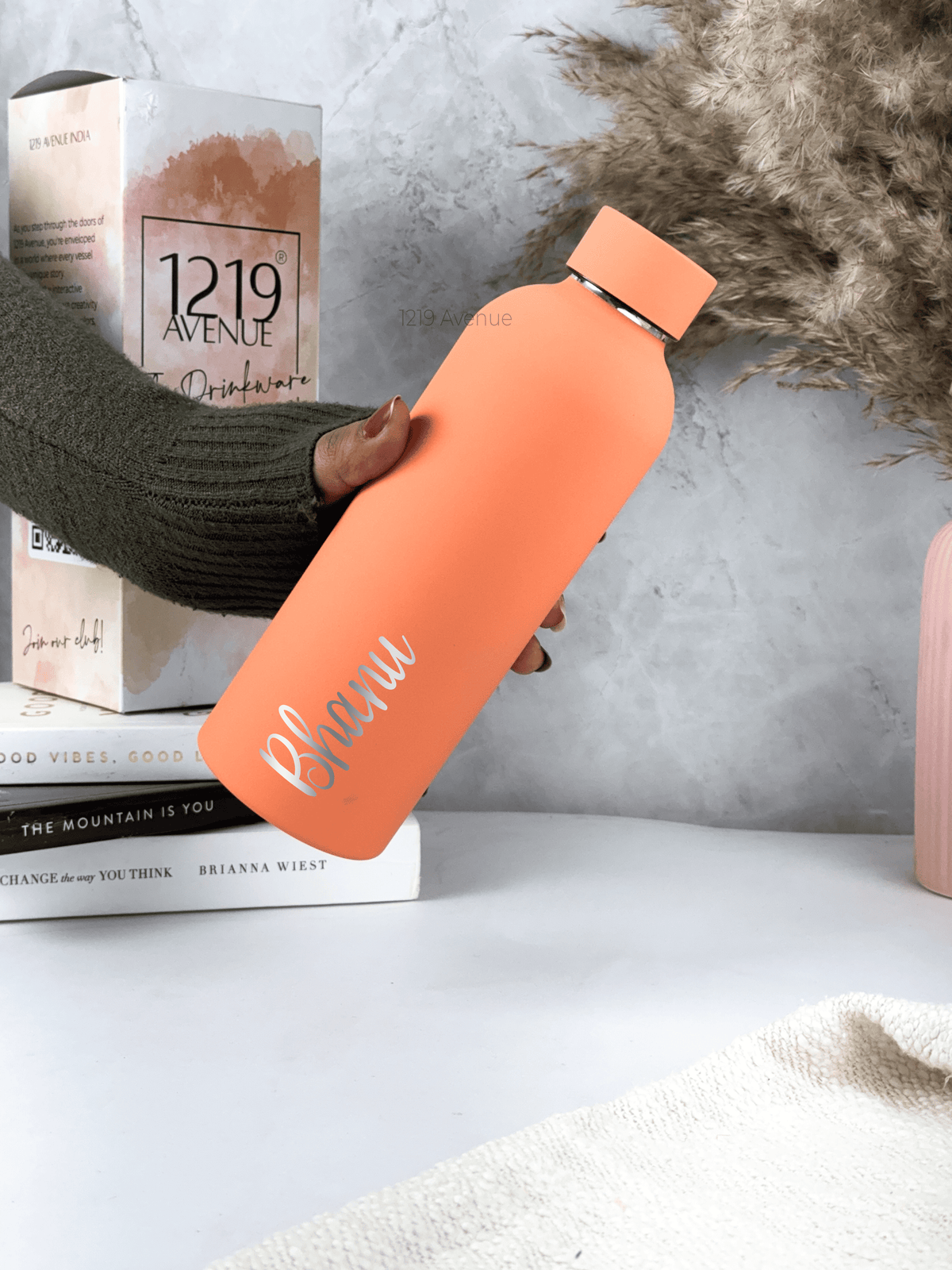 Personalized Bae-Sic Double Walled Insulated Bottles 500 ML| Name/Quote| Double Walled Insulated | 8-10hrs Hot And Cold |NO COD 1219 Avenue India
