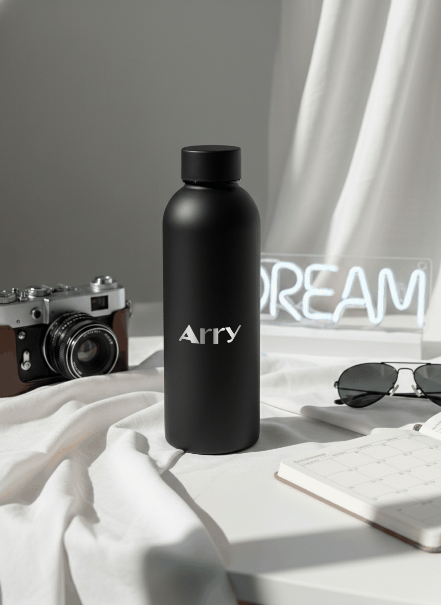 Personalized Bae-Sic Double Walled Insulated Bottles 500 ML| Name/Quote| Double Walled Insulated | 8-10hrs Hot And Cold 1219 Avenue India