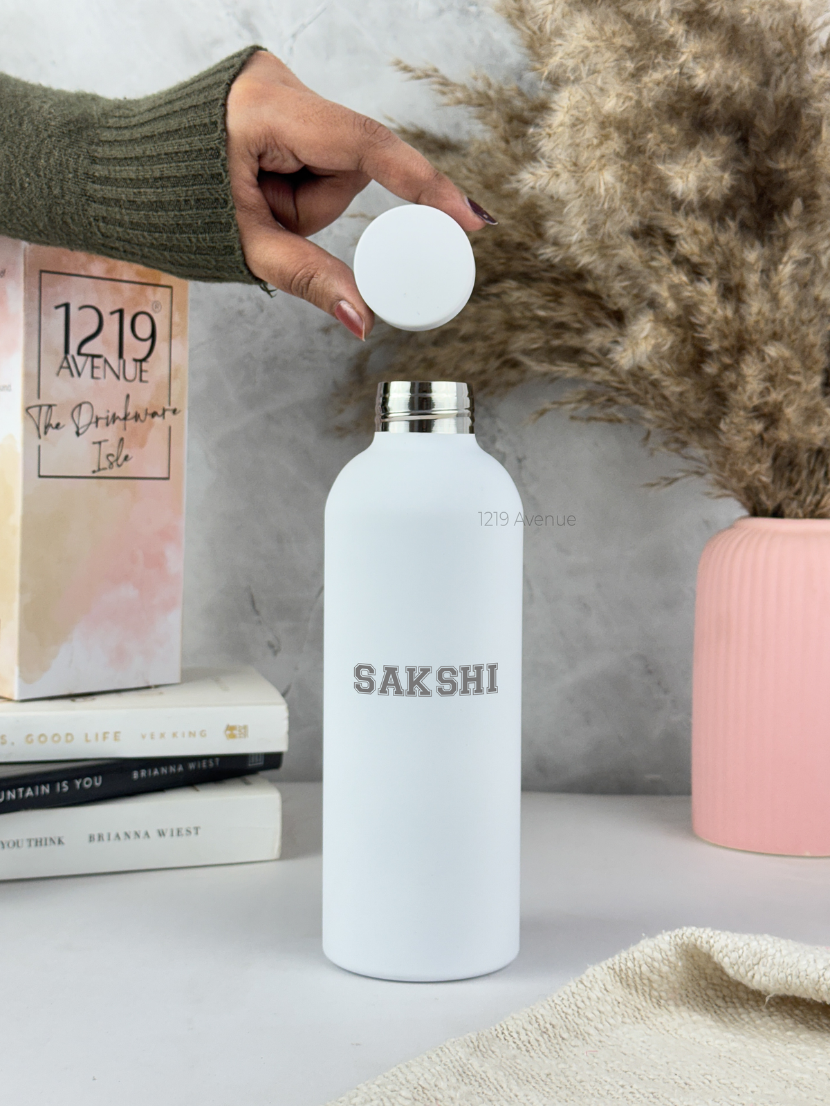 Personalized Bae-Sic Double Walled Insulated Bottles 500 ML| Name/Quote| Double Walled Insulated | 8-10hrs Hot And Cold |NO COD 1219 Avenue India
