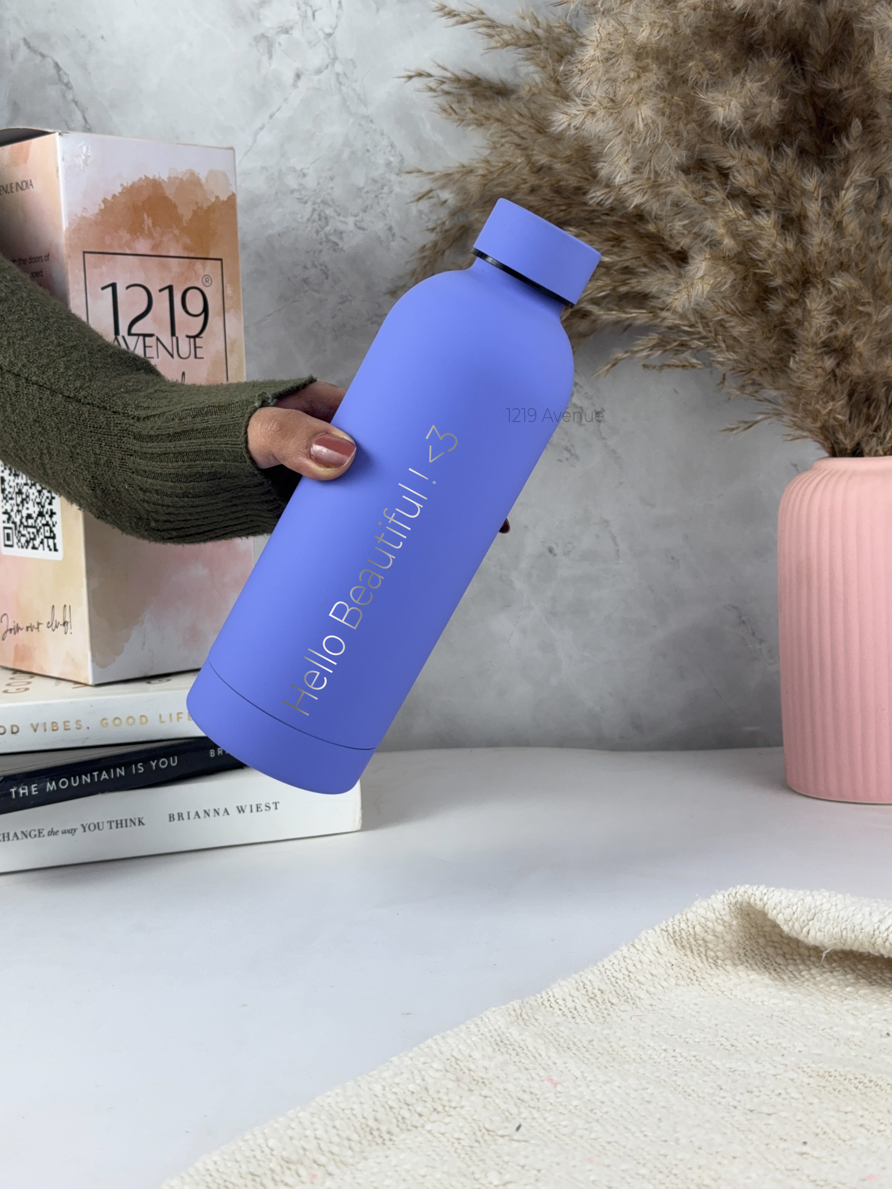 Personalized Bae-Sic Double Walled Insulated Bottles 500 ML| Name/Quote| Double Walled Insulated | 8-10hrs Hot And Cold |NO COD 1219 Avenue India