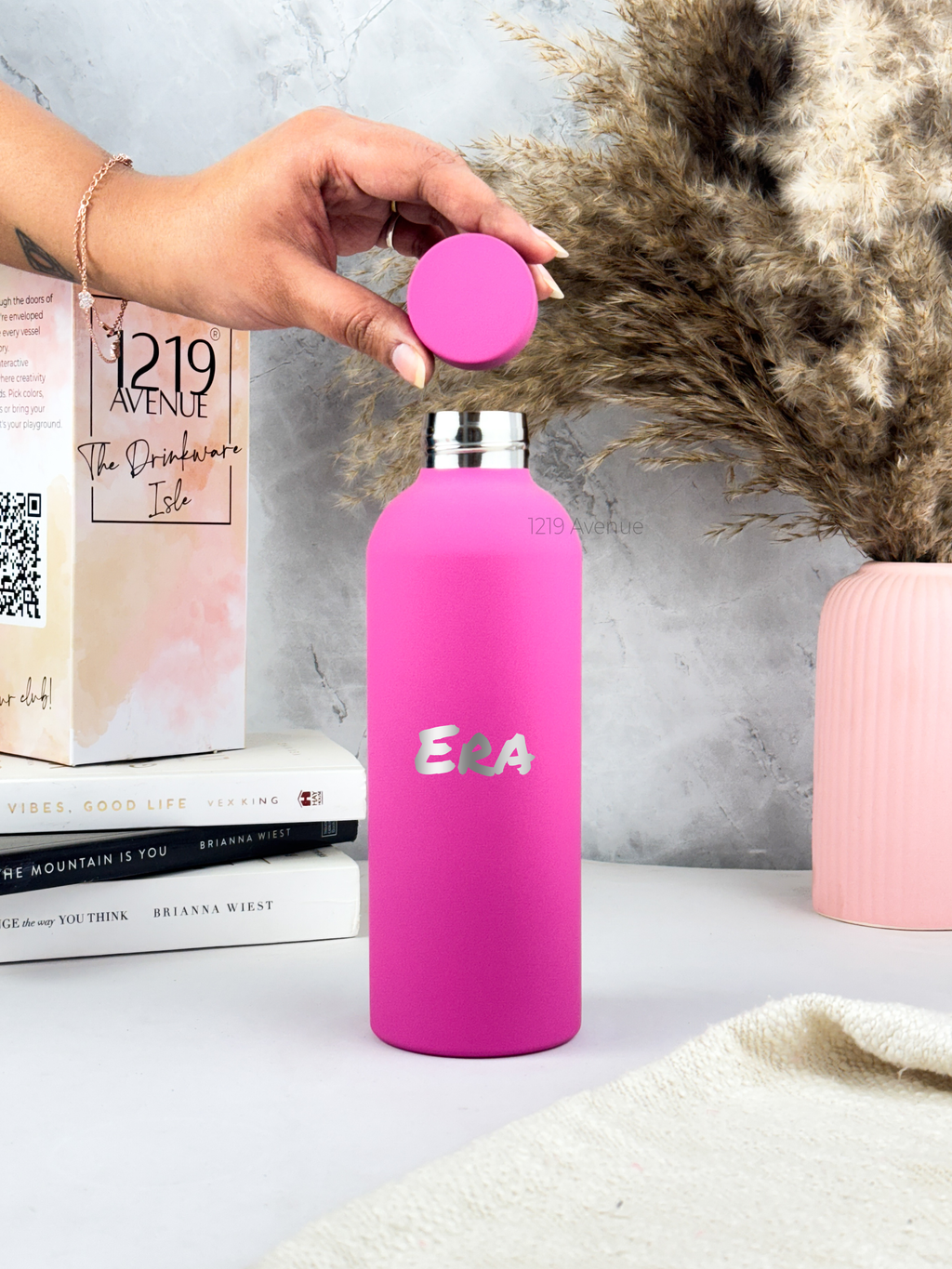 Personalized Bae-Sic Double Walled Insulated Bottles 500 ML| Name/Quote| Double Walled Insulated | 8-10hrs Hot And Cold |NO COD 1219 Avenue India