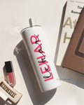 Personalized Colossal Tumbler 700ml with Straw | Signature Sip Print| Double Walled Insulated Tumbler 7-8 hrs 1219 Avenue India