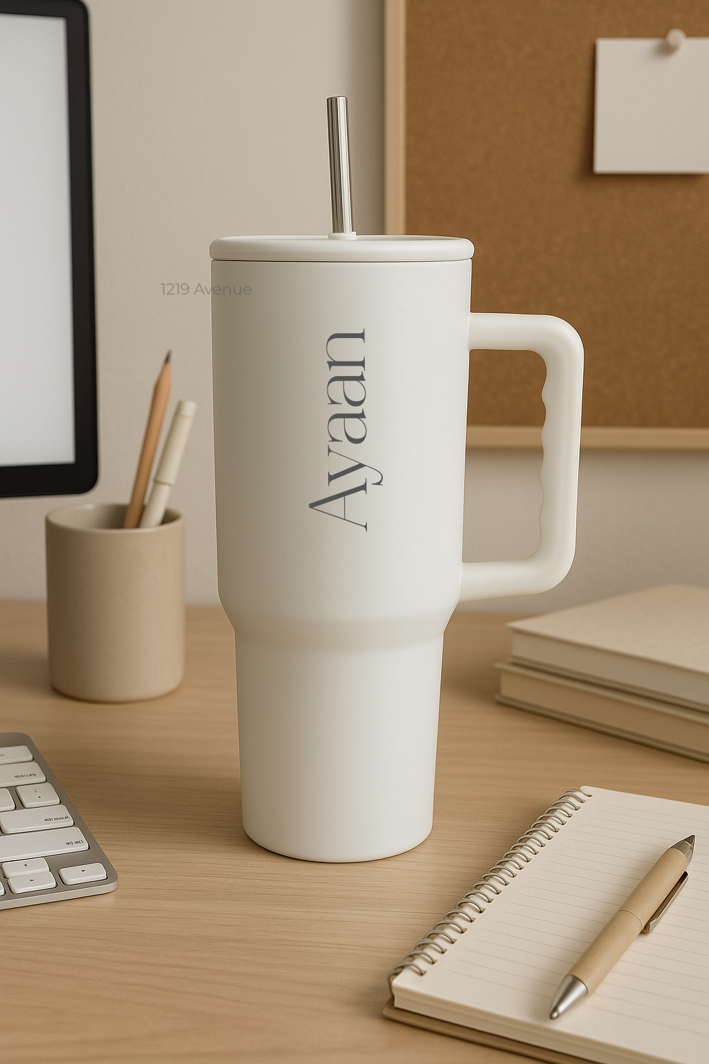 Personalized Elance WayFay Gen 3 | 100% Leak-Proof | Double Walled Insulated Hot & Cold 18+ Hrs | 1200 ML (1.2 Litre) | Premium 1219 Avenue India