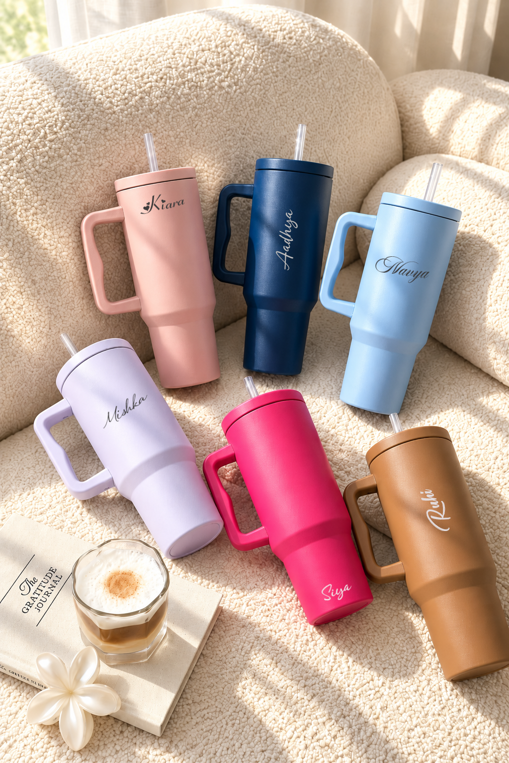 Personalized Elance WayFay Gen 3 1.2 ltr | 100% Leak-Proof | Double Walled Insulated Hot & Cold 18+ Hrs | 1200 ML| 4 Colors 1219 Avenue