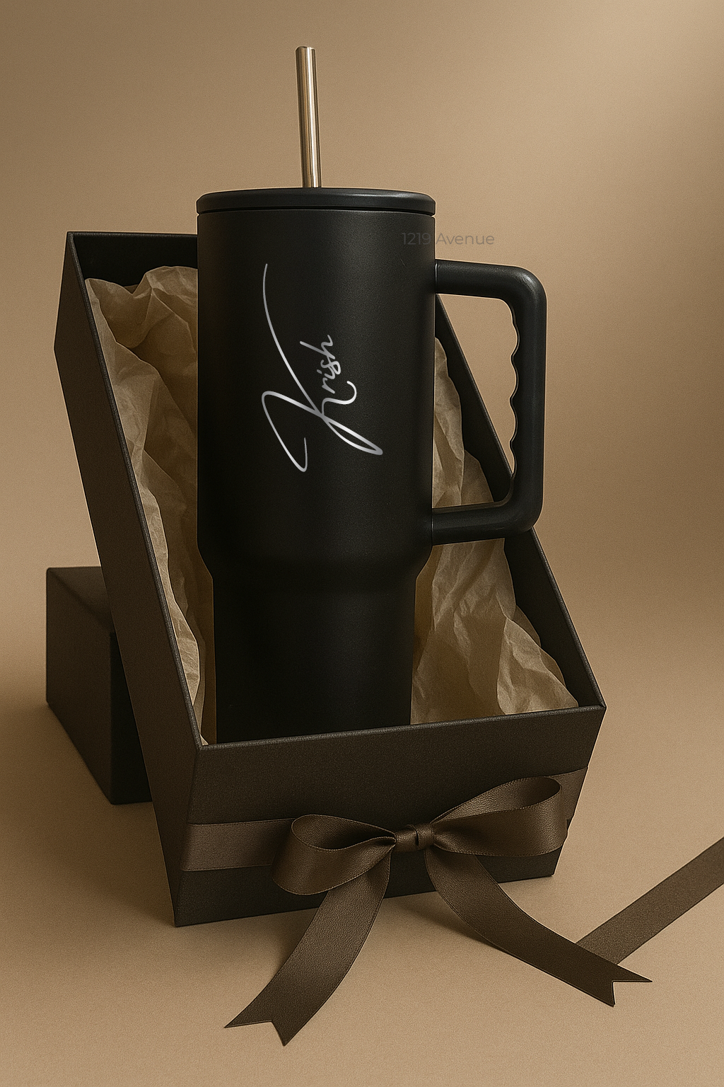 Personalized Elance WayFay Gen 3 | 100% Leak-Proof | Double Walled Insulated Hot & Cold 18+ Hrs | 1200 ML (1.2 Litre) | Premium 1219 Avenue India