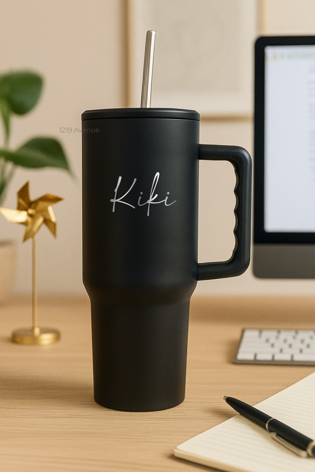 Personalized Elance WayFay Gen 3 | 100% Leak-Proof | Double Walled Insulated Hot & Cold 18+ Hrs | 1200 ML (1.2 Litre) | Premium 1219 Avenue India